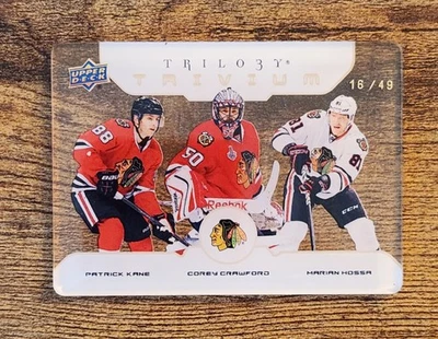 2023-24 Trilogy Hockey Trivium Plexi Gold /49 TR-19 Chicago Blackhawks - Изображение 1 из 2