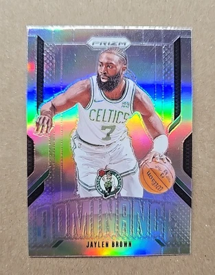 Jaylen Brown - Boston Celtics - 2024-25 Prizm - Dominance - Silver Prizm - #6 - Image 1 of 2