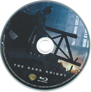 The Dark Knight (Blu-ray, 2008) Just the Movie Disc, FREE SHIPPING USA - Picture 1 of 2