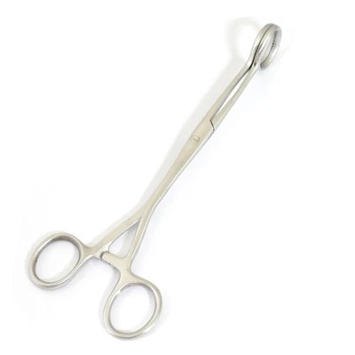 Pinzas de agarre de lengua Collins 7,5"" acero inoxidable instrucciones quirúrgicas DS-2251 Foto 1 de 2