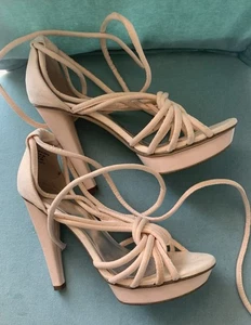 High Heel Pumps Rose 38 , Schleife, Zum Schnüren - Bild 1 von 3