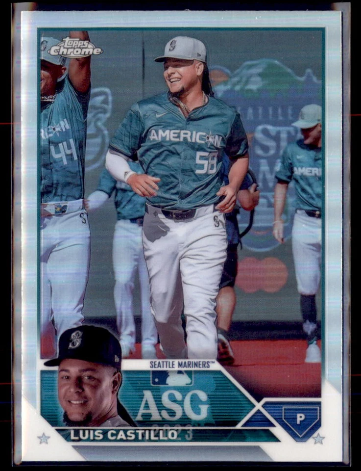 2023 Topps Chrome Update Series ASG Refractor Luis Castillo Mariners ASGC-49 - Image 1 of 2