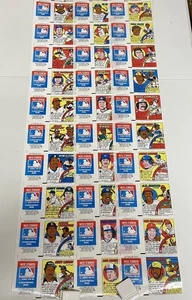 1979 Topps Baseball Bubble Gum Wrappers Set Complete 33, Uncut MINT! KEINE FALTEN - Bild 1 von 2