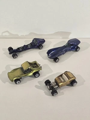 Johnny Lightning Topper Lot of 4 Vintage Diecast Cars – Beater Lot - Image 1 of 4
