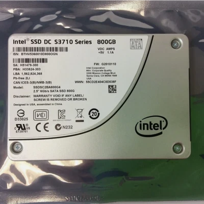 Intel DC S3710 Series 800GB SSD 2.5" SATA 6Gb/s Enterprise Solid State Drive - Image 1 of 2