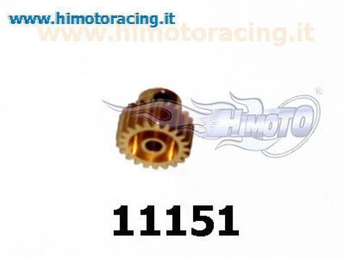 11151 PIGNONE 21 DENTI METALLO MODELLI ELETTRICI MODULO 0.6 MOTOR GEAR HIMOTO - Immagine 1 di 1