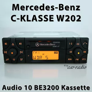 Original Mercedes W202 Radio Audio 10 BE3200 Becker Kassettenradio S202 C-Klasse - Bild 1 von 11