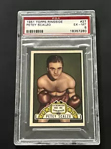 1951 Topps Ringside Boxing #27 Petey Scalzo PSA 6 - Picture 1 of 3