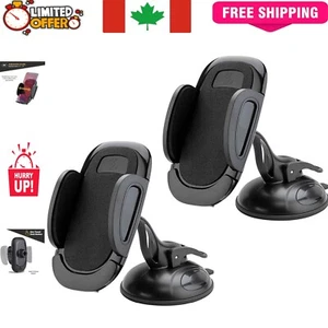 Adjustable Suction Cup Mount for Smartphones – Portable 2-Pack Convenience - Photo 1 sur 8