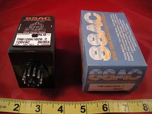 Relé de retardo de tiempo SSAC TRB120A10Z0.2 120VAC 0698X 10A RES 11 pines TRB120A10Z0 nuevo - Imagen 1 de 5