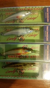 4x Ugly Duckling Fishing Lures - wobblers  size 7 - Picture 1 of 5