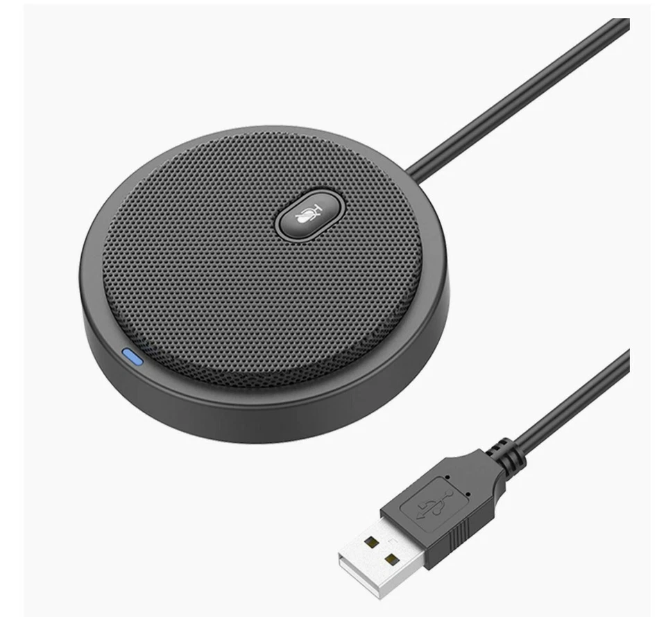 Omnidirectional Boundary Conference Microphone 🎤 Enhance Your Video Conferences - Image 1 of 4