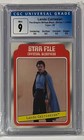 1980 TOPPS STAR WARS CARD - #8 LANDO CALRISSIAN - EUROPEAN TOUR PEDIGREE - CGC 9