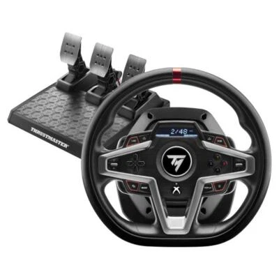 THRUSTMASTER VOLANTE T248 + PEDALIERA HYBRID DRIVE PC/XBOX ONE/XBOX SERIE X/S - Immagine 1 di 4