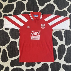 Vintage Calcio Monza 1912 Football Home Shirt Legea Large Red - Picture 1 of 11