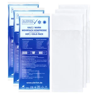 Alerion 2 Stück 12x29 cm Kalt Warm Kompresse Set mit 1x Vlieshülle PRO - Bild 1 von 1