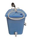 Tupperware #4 37C Drink Beverage Dispenser 2170A Blue  W Spout and Seal