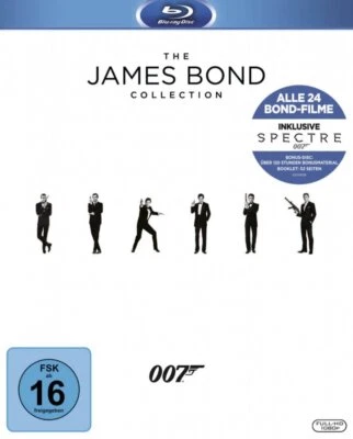 The James Bond Collection / Alle 24 Bond Filme # 24-BLU-RAY-BOX-NEU - Bild 1 von 2