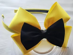 Jemlana's handmade Emma wiggle bow(headbabd) for girls... Made in Australia - Picture 1 of 3