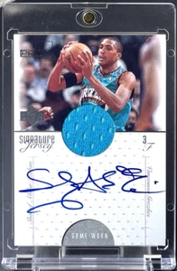 Shareef Abdur-Rahim 2000-01 Upper Deck Pros Prospects #GR Auto Signature Jerseys - Picture 1 of 2