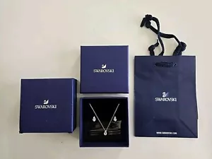 Swarovski Birnen Ohrringe & Halskette Set mit Box und Tasche NEU 5569174 - Bild 1 von 3