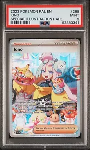 Iono 269/193 - Pokemon Paldea Evolved SIR PSA 9 MINT - Picture 1 of 3