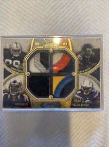Amari Cooper, Todd Gurley, Melvin Gordon, Kevin White quadrouple patch /50
