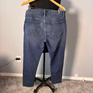 Banana Republic Herren dunkle Waschung gerades Bein Denim Reise Jeans Freizeit 33x30 - Bild 1 von 8