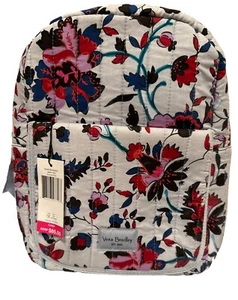 Vera Bradley VINEYARD FLORAL Small 11.5" cotton Backpack NWT - Picture 1 of 5
