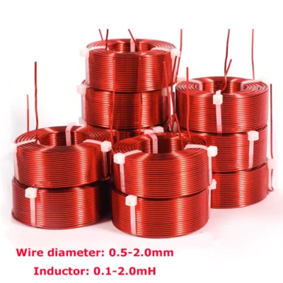 0.5-2.0mm 0.1-2.0mH Amplifier Speaker Crossover Inductor Oxygen-Free Copper Wire - Image 1 of 4