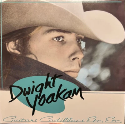 Dwight Yoakam ‎– Guitars, Cadillacs, Etc., Etc.  Reissue, Light Blue - Image 1 of 3