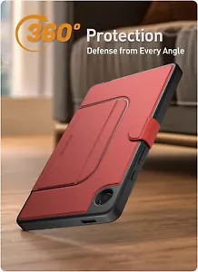 For Samsung Galaxy Tab A9 Case Poetic Magnetic Fidget Stand Folio Cover Red - Picture 1 of 6