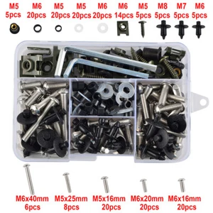 Stainless Steel Fairing Bolts Screw for Kawasaki Z750/R,ZRX1100/1200,ZZR600,ZR7S - Picture 1 of 12
