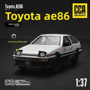 1:37 alloy car model classic Toyota AE86 new energy sedan alloy Diecasts  - Picture 1 of 12