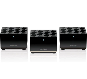 NETGEAR Nighthawk (MK93S) AXE5700 - Tri-Band Mesh WiFi 6E System - 7500 stóp kwadratowych - Zdjęcie 1 z 16