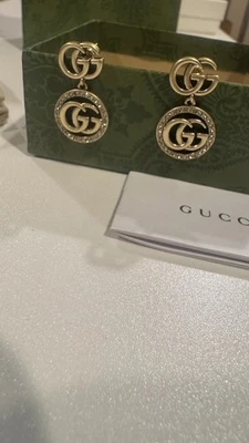 Authentic GUCCI Earrings It comes with a box and bag. - Image 1 of 4