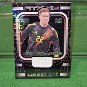 2023/24 Panini Obsidian Atomic Marc-Andre Ter Stegen Germany Patch 37/49 - Picture 1 of 3