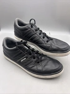 Adidas Adicross V Herren Golfschuhe Core Schwarz Weiß Leder Spikeless Gr. 13 - Bild 1 von 10