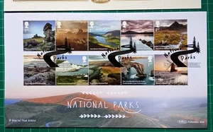 2021 National Parks First Day Cover Bakewell Pmk - Picture 1 of 3