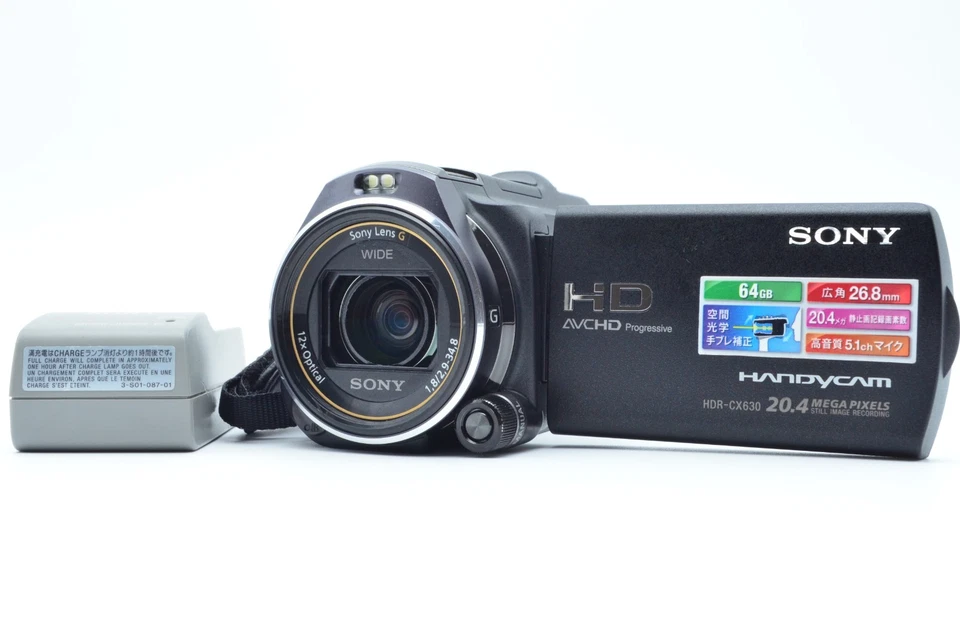 [NEAR MINT] Sony Handycam HDR-CX630V Full HD Camcorder 32GB Tested - Image 1 of 4