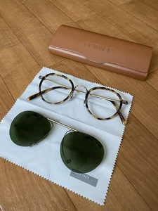 OLIVER PEOPLES MP-2 DTB Miyabi Clip on Green Sunglass Set Frames 46□24-148 - Picture 1 of 24