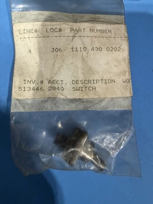 Interruptor de apagado de motosierra STIHL 031 032 041 045 056 08S TS350 OEM 1110 430 0202 B65 Foto 1 de 2