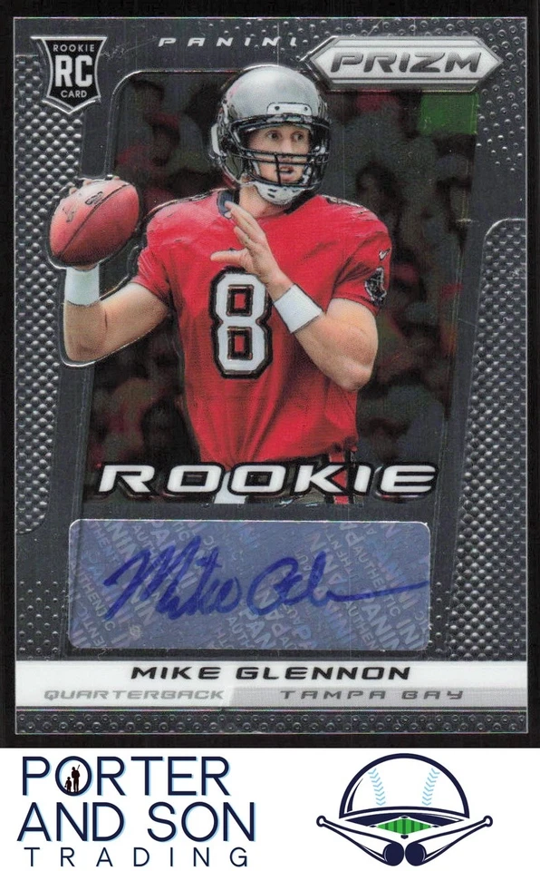 Mike Glennon RC Autographs 2013 Panini Prizm #272 Tampa Bay Buccaneers Football - Image 1 of 2