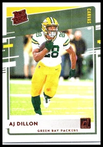 Donruss #324 AJ Dillon 2020 con clasificación de novatos lona - Imagen 1 de 2