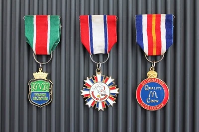McDonald's Very Rare Vintage Medals- Touch of Service, Team Player, Quality Crew - Image 1 of 4