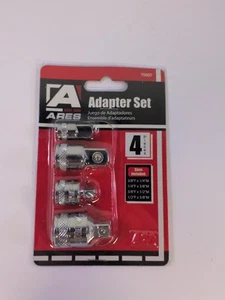 Ares 70007-4-piece Socket Adapter And Reducer Set - 1/4-inch, 3/8-inch - Picture 1 of 5