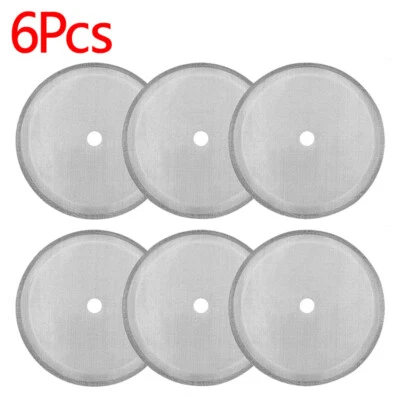 6X 4" Replacement Steel Filter Mesh For French Press Cafetiere Coffee Tea Maker- - Image 1 of 4