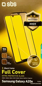 SBS - Glas Displayschutz Full Cover für Samsung Galaxy A20e - Zdjęcie 1 z 4
