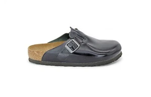 Birkenstock WoMen's Boston Black Leather Birko-Flor Clogs: US 6-6.5 / EU 37 - Picture 1 of 10