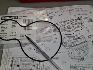 HILTI TE80AVR TE70AVR TE70AVR ATC GEARBOX SEAL #2941533 - Picture 1 of 5